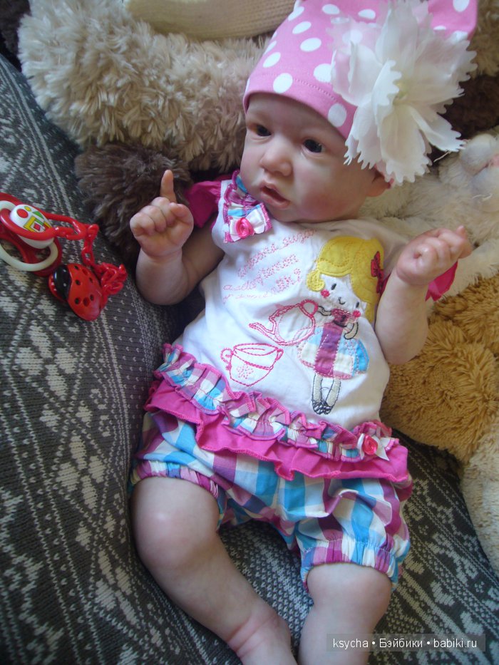 Агата...кукла-реборн из молда Saskia