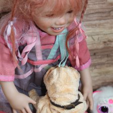 Девчушка= хохотушка Тинке от Annette Himstedt