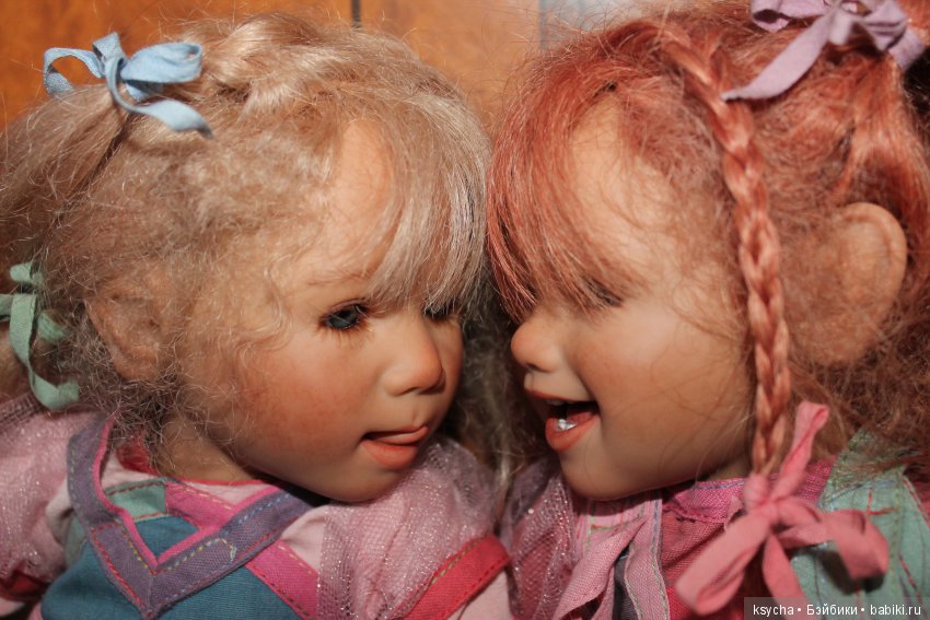 Долгожданная встреча Tinke и Lotta от Annette Himstedt (фото 7)