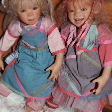 Долгожданная встреча Tinke и Lotta от Annette  Himstedt