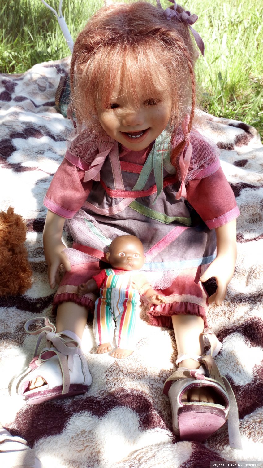 Лето... это маленькая жизнь. Коллекционные куклы Annette Himstedt