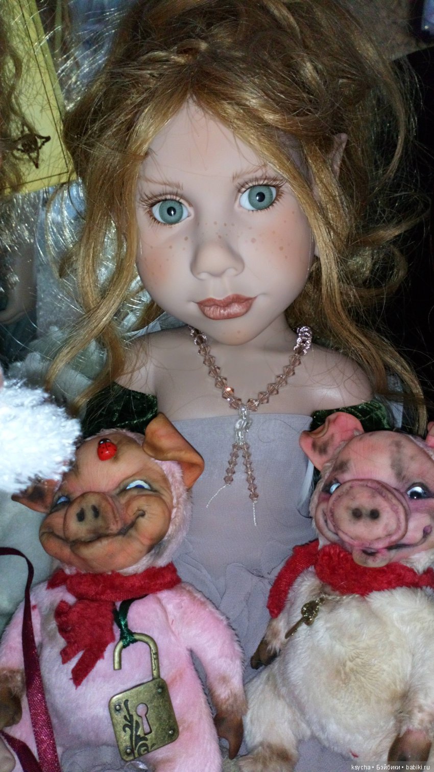 Когда любимки рядом....коллекционные куклы ZWERGNASE