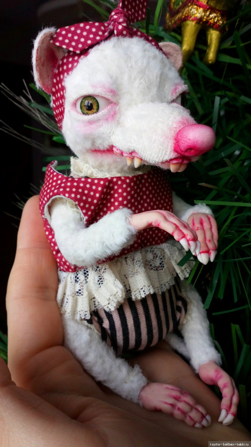 Наш домашний символ года... авторская Крыска (фото 7)