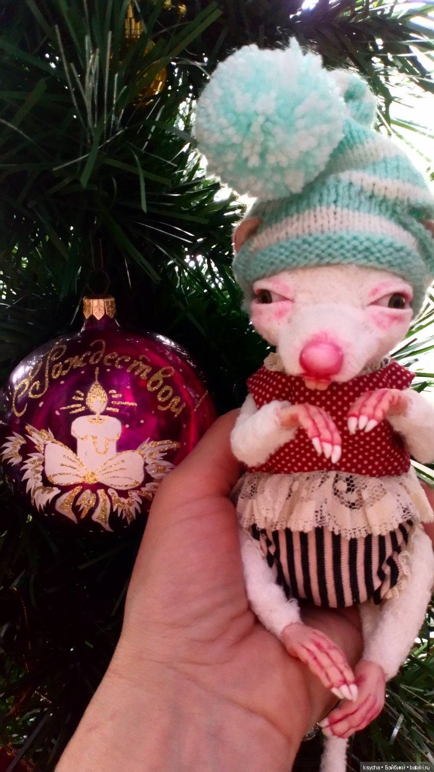 Наш домашний символ года... авторская Крыска