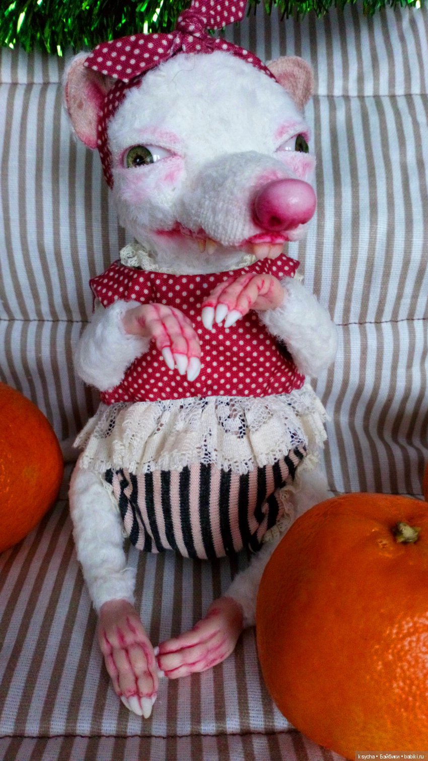 Наш домашний символ года... авторская Крыска (фото 9)