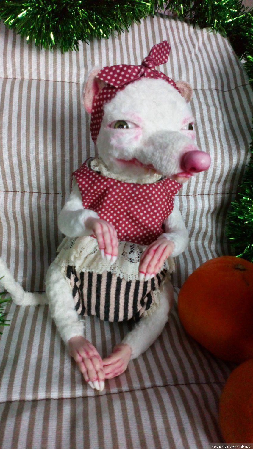 Наш домашний символ года... авторская Крыска (фото 3)