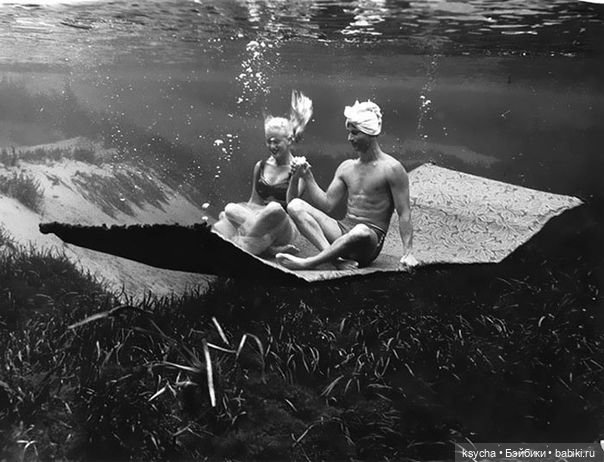 Подводная сьёмка 1948 года