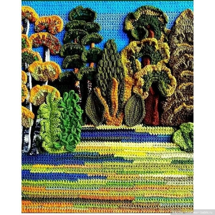 Картины и панно крючком | Бэйбики Картины и панно крючком — Интересное обо всем: поздравления