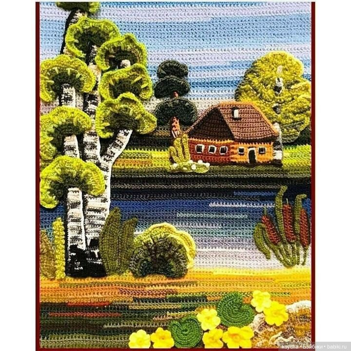 Картины и панно крючком | Бэйбики Картины и панно крючком — Интересное обо всем: поздравления