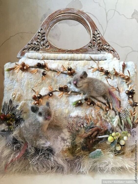 Какая прелесть... валяные сумочки | Бэйбики Какая прелесть... валяные сумочки (фото 3)
