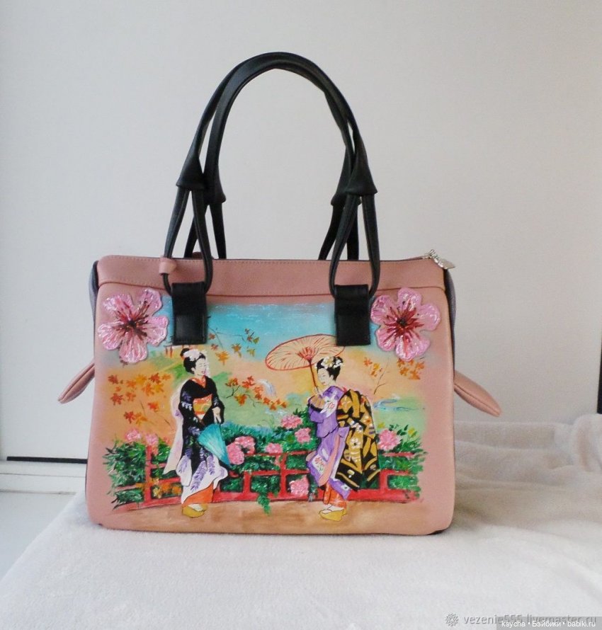 Кожаные сумки с росписью | Бэйбики Кожаные сумки с росписью — Интересное и необычное: фотоподборки (фото 6)