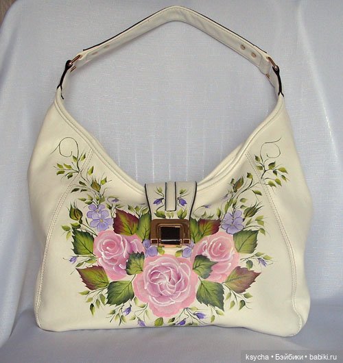 Кожаные сумки с росписью | Бэйбики Кожаные сумки с росписью — Интересное и необычное: фотоподборки