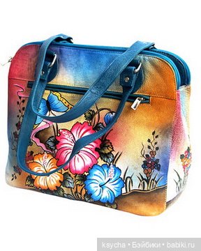 Кожаные сумки с росписью | Бэйбики Кожаные сумки с росписью — Интересное и необычное: фотоподборки