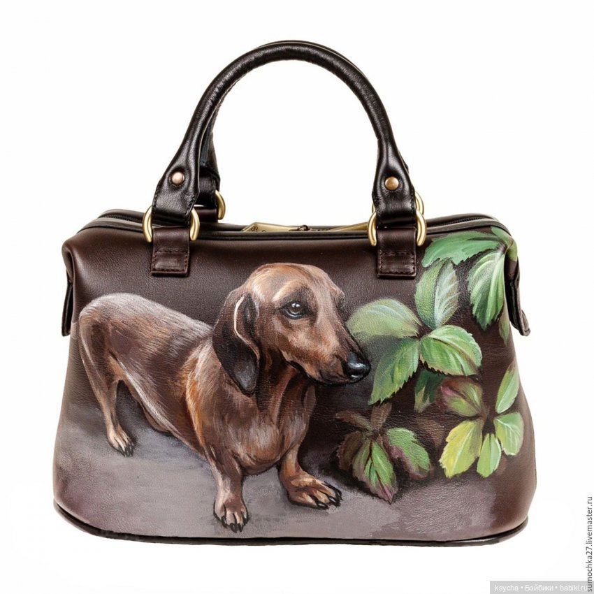 Кожаные сумки с росписью | Бэйбики Кожаные сумки с росписью — Интересное и необычное: фотоподборки (фото 10)