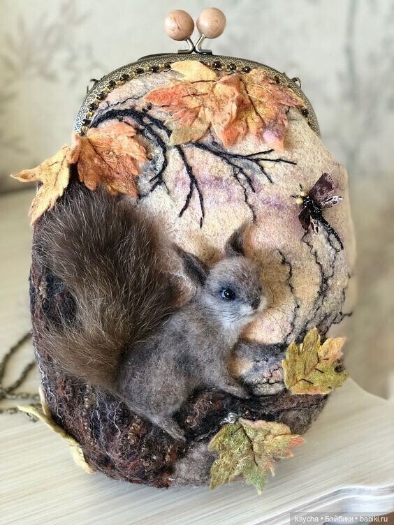 Какая прелесть... валяные сумочки | Бэйбики Какая прелесть... валяные сумочки (фото 6)