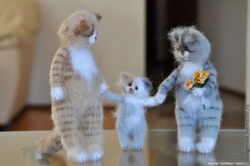 Тепло и уют вязаных игрушек