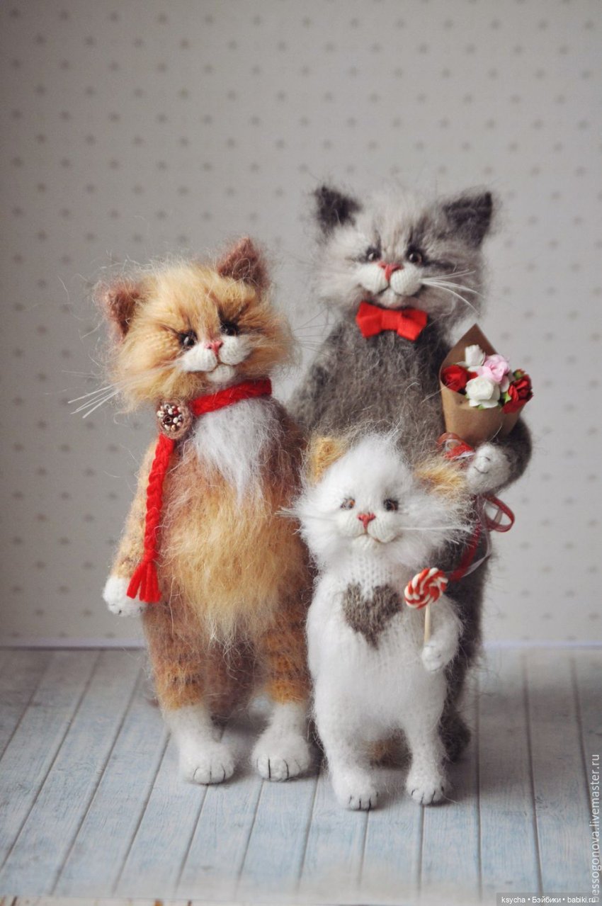 Тепло и уют вязаных игрушек