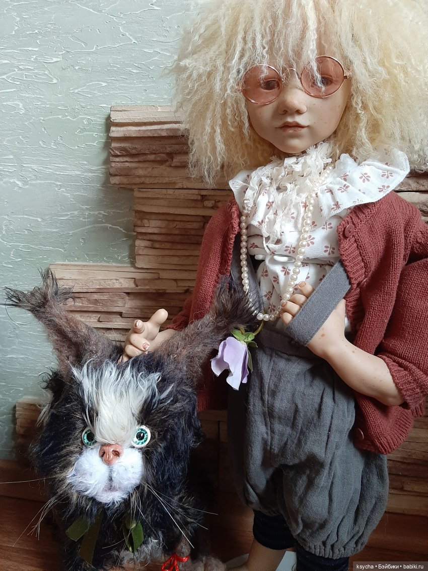 Без кота и жизнь не та — Домашние фото авторских игрушек: Тедди