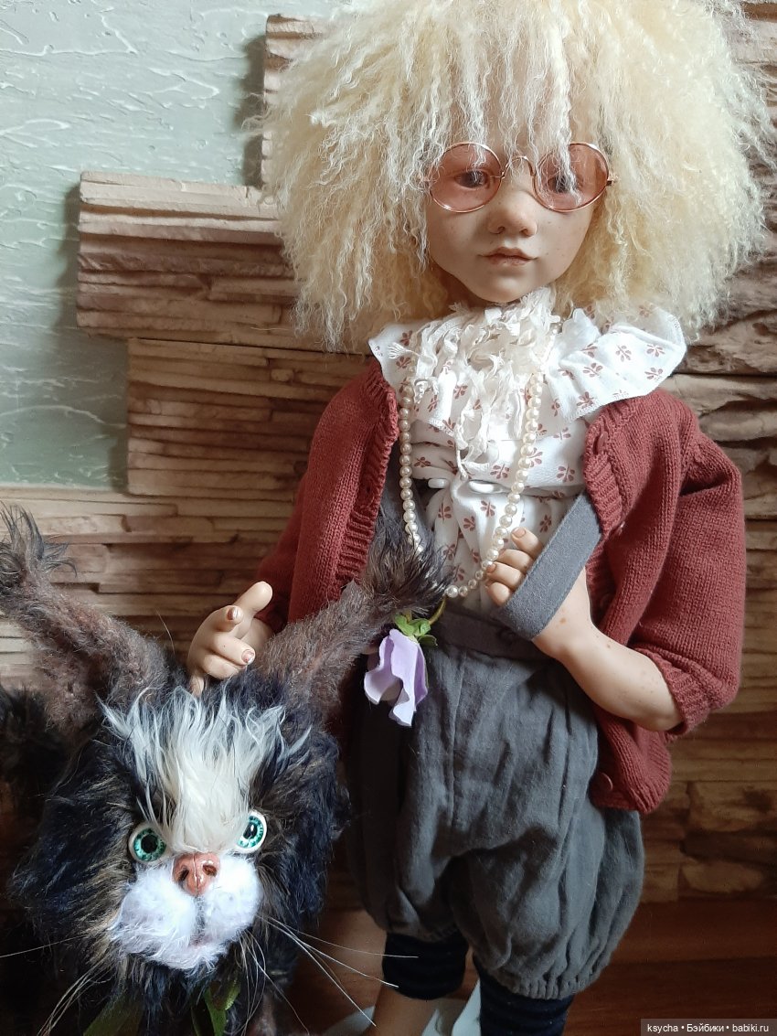 Без кота и жизнь не та — Домашние фото авторских игрушек: Тедди (фото 10)