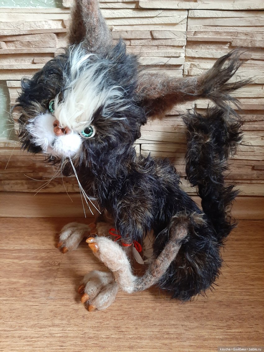 Без кота и жизнь не та — Домашние фото авторских игрушек: Тедди (фото 2)