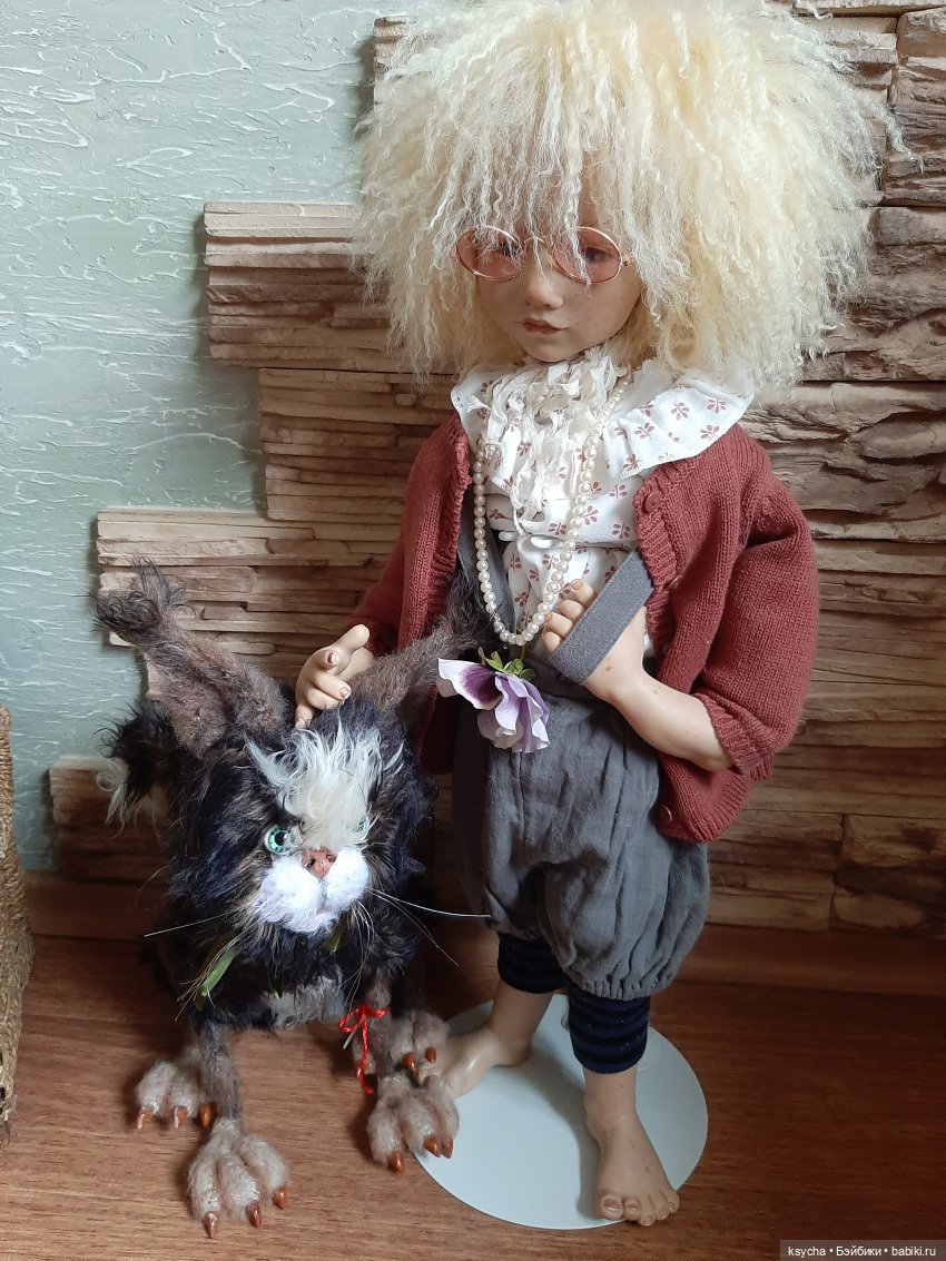 Без кота и жизнь не та — Домашние фото авторских игрушек: Тедди (фото 9)