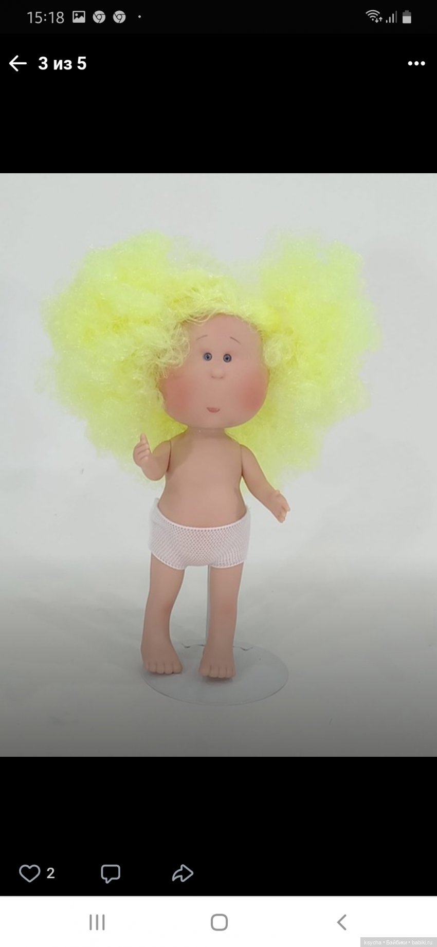 Мии новинки — Куклы Nines d'Onil (Нинес): Миа (Mia) (фото 4)