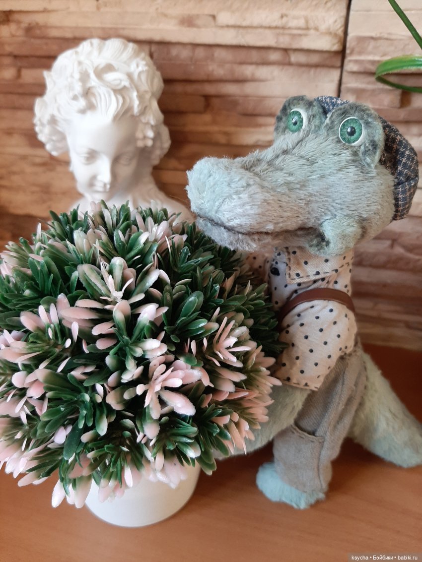 Наш домашний... крокодил — Домашние фото авторских игрушек: Тедди (фото 8)