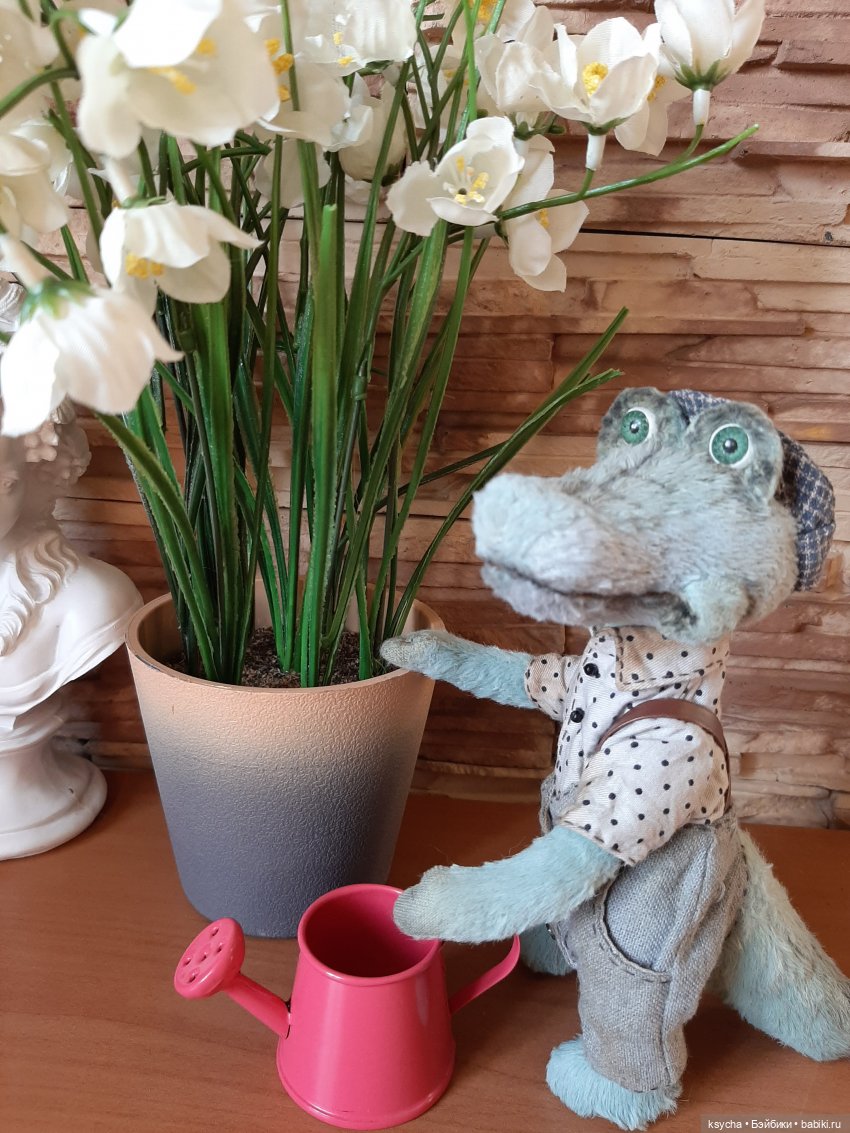 Наш домашний... крокодил — Домашние фото авторских игрушек: Тедди (фото 7)