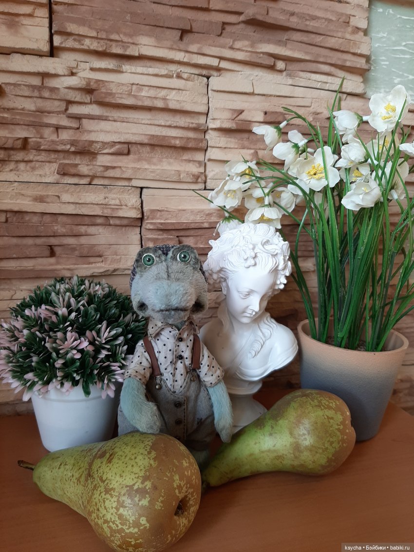 Наш домашний... крокодил — Домашние фото авторских игрушек: Тедди (фото 10)