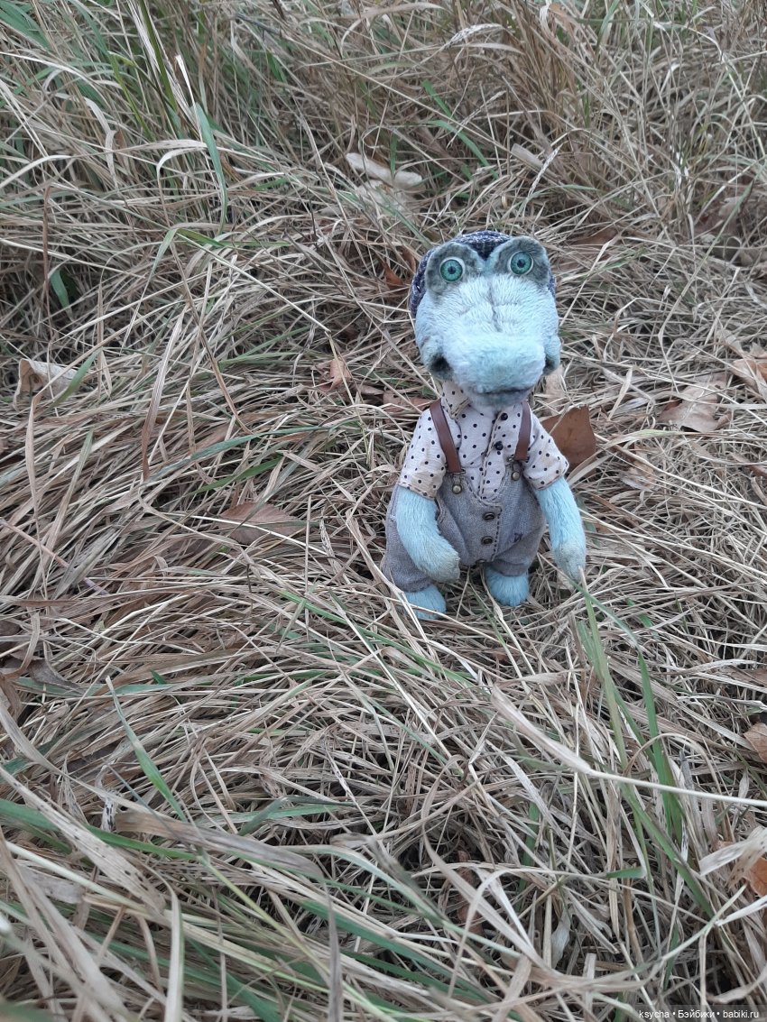 Наш домашний... крокодил — Домашние фото авторских игрушек: Тедди