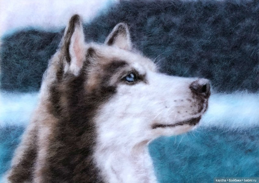 Живопись шерстью от Анны Вострухиной