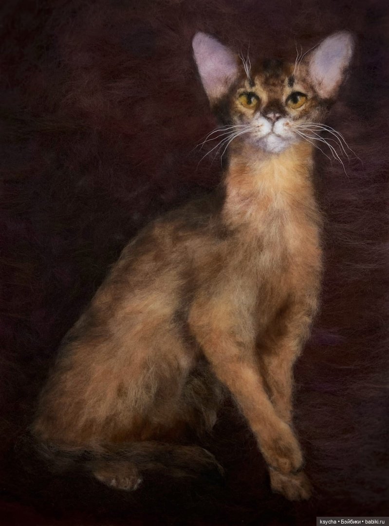 Живопись шерстью от Анны Вострухиной