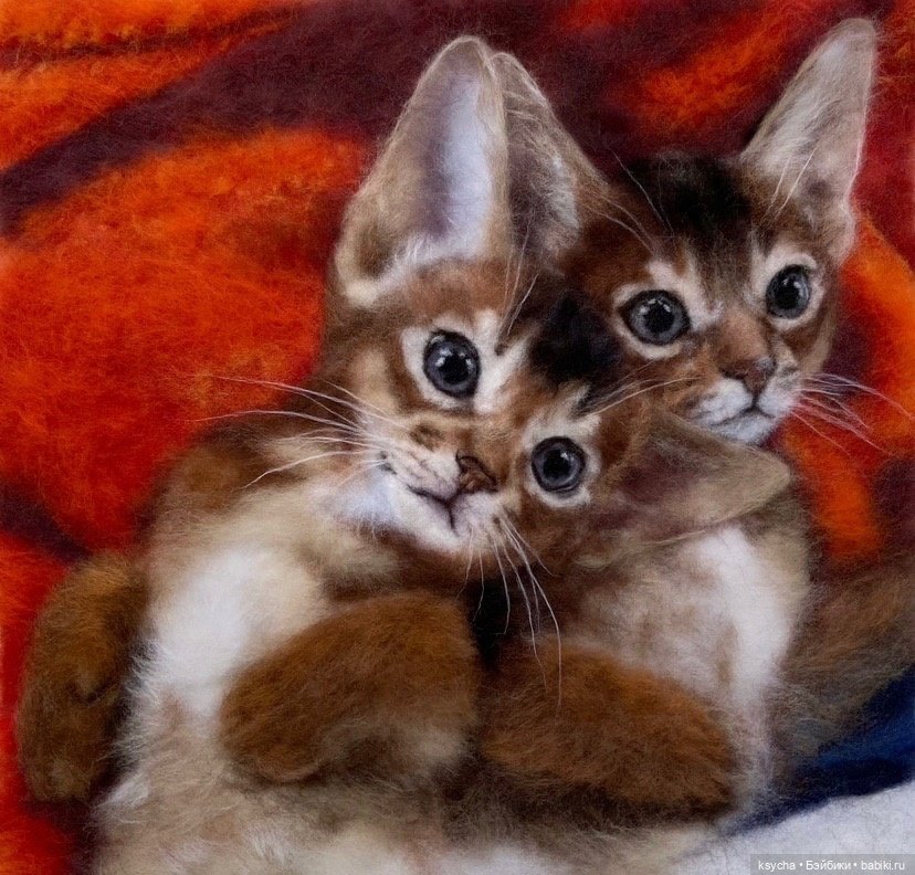 Живопись шерстью от Анны Вострухиной