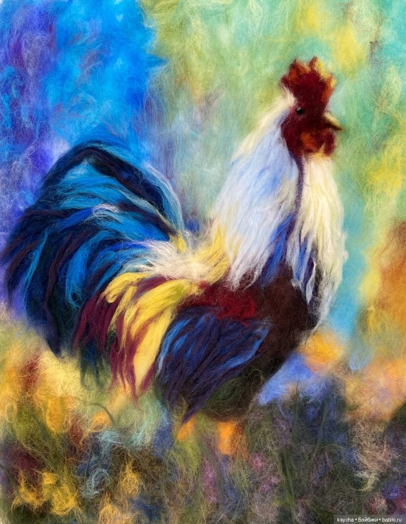 Живопись шерстью от Анны Вострухиной