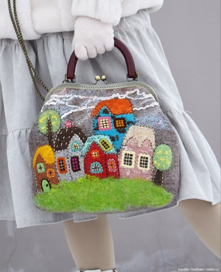 Валяние шерстью — Авторские украшения и аксессуары для кукол: фото