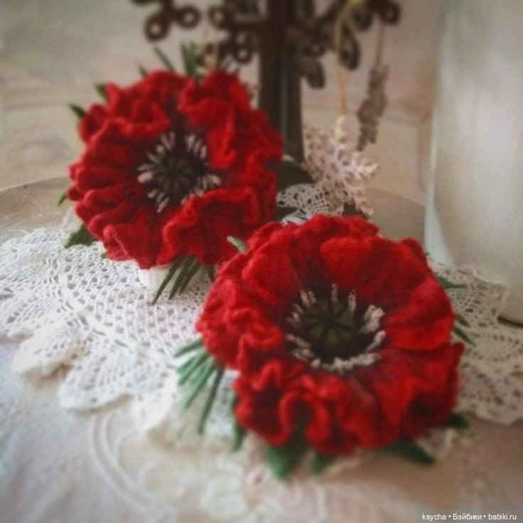 Валяние шерстью — Авторские украшения и аксессуары для кукол: фото