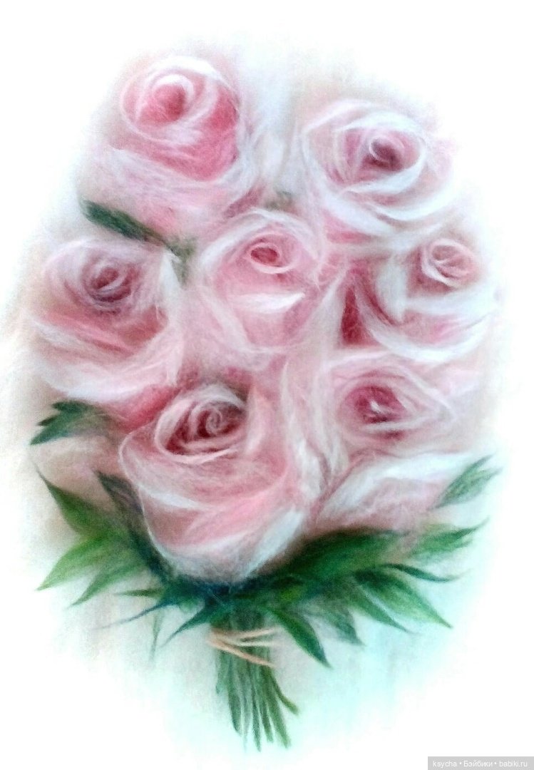 Живопись шерстью — Авторские украшения и аксессуары для кукол: фото