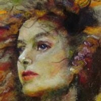 Живопись шерстью — Авторские украшения и аксессуары для кукол: фото (фото 2)