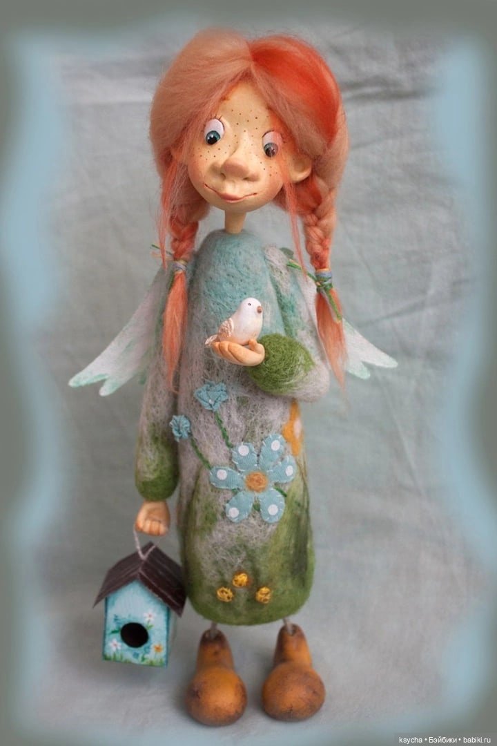 Валяние шерстью — Авторские украшения и аксессуары для кукол: фото