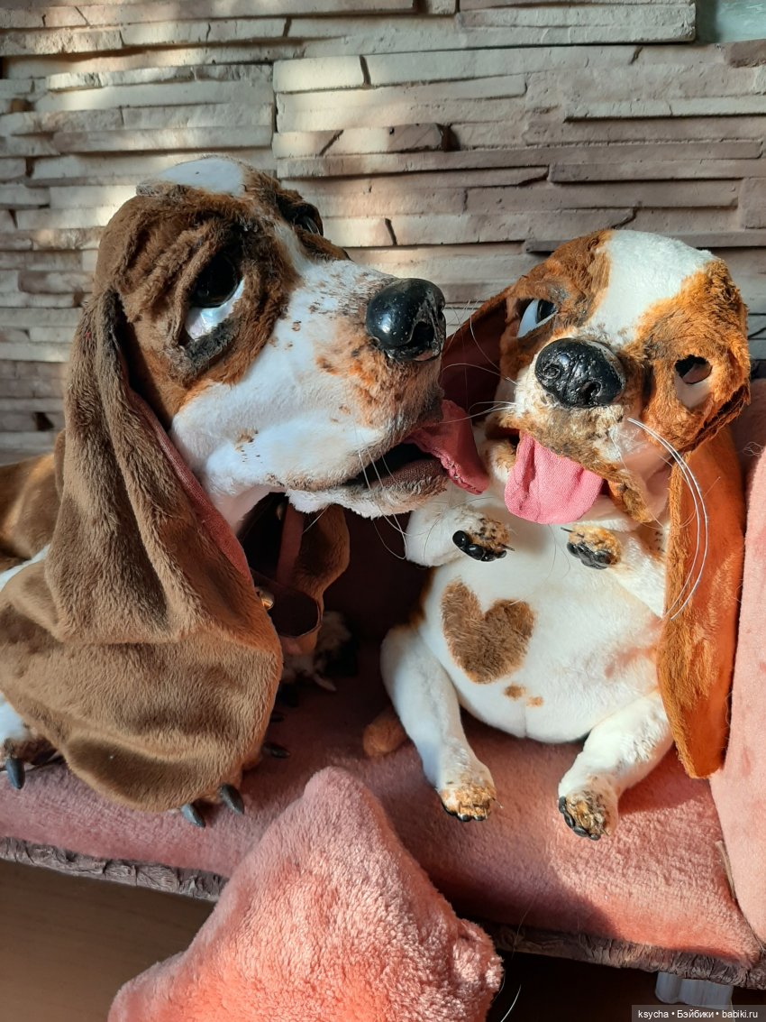 Бассет хаунд Себастьян — Домашние фото авторских игрушек: Тедди (фото 10)