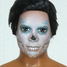 Голова Barbie Ken Dia De Muertos 2024