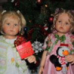 А у нас сегодня Рождество! Куколы Hildegard Gunzel под елкой