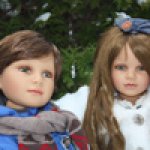 Зимние воспоминания или прогулка Кая и Герды. Коллекционные куклы от Reinart Faelens