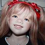 Margie готова к Рождеству! Коллекционная кукла от Annette Himstedt