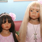 Розовое настроение. Коллекционные куклы от Annette Himstedt
