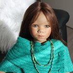 Инга в осеннем наряде. Коллекционная кукла от Annette Himstedt
