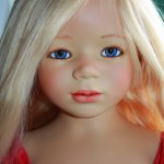 Еще одна нежная красавица, Сини. Коллекционная кукла от Annette Himstedt
