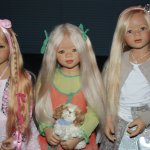 Три блондинки и брюнетка. Коллекционные куклы Annette Himstedt