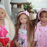 Любимые Химочки, продолжение фотосессии с Сини, Лиле и их сестричками. Коллекционные куклы от Annette Himstedt