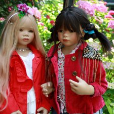 Солнечный денек в саду. Часть третья - Лилит и Анна Лу